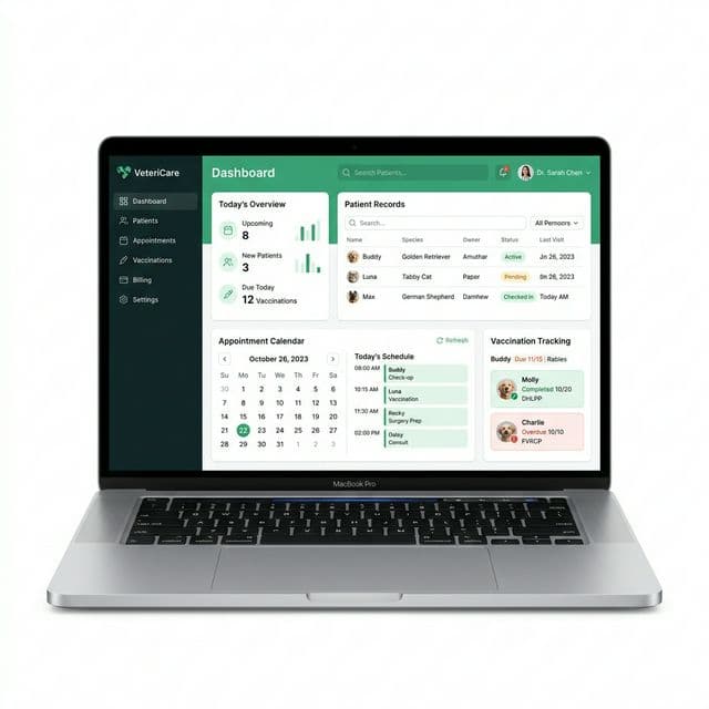 Veteriner Klinik Dashboard